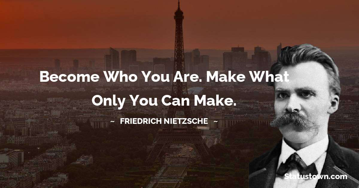 Nietzsche On Becoming Who You Are by Som Dutt https://embraceinnerchaos.com