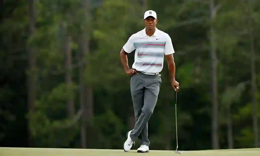 Tiger Woods celebrating major championship win showing grandiose gestures and self-focus by Som Dutt from Embrace Inner chaos