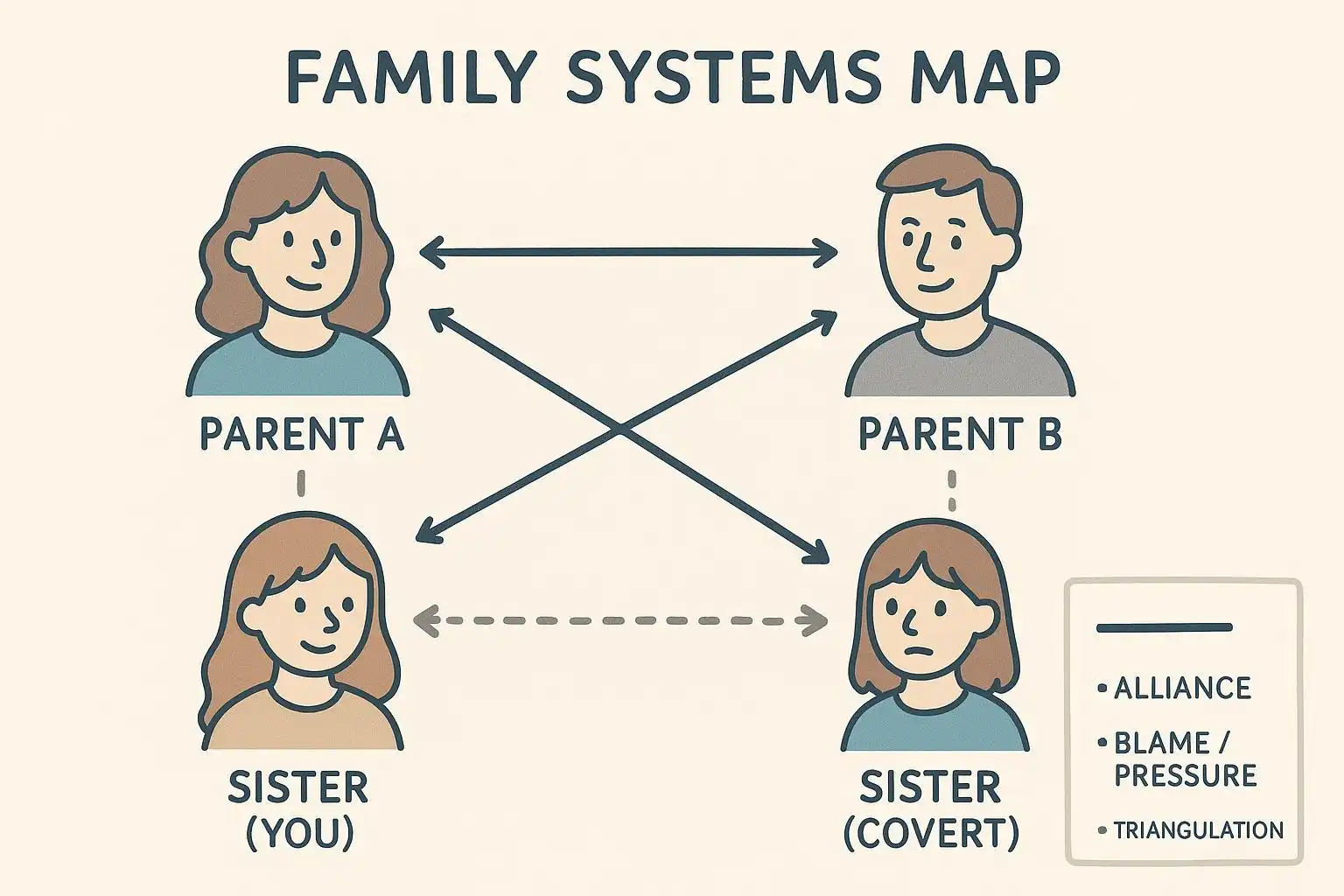Why Covert Narcissist Sister Abuse Is Invisible in Family 3 By Som Dutt From Embrace Inner Chaos